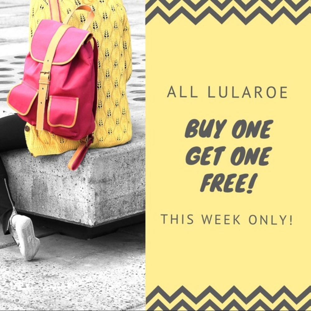ALL MY LULAROE IS BOGO DECEMBER ONLY